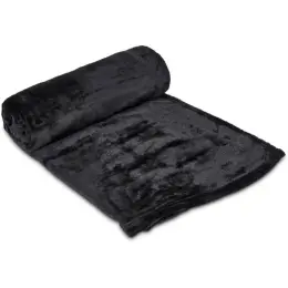 Serendipio Huron Fleece Blanket Black